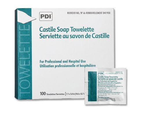 PDI Castile Soap Towelette